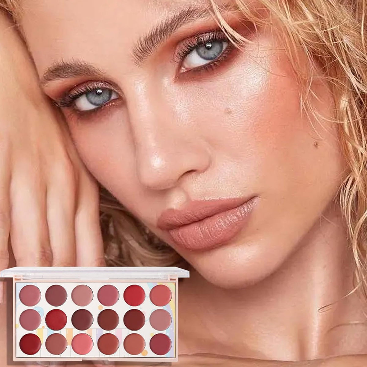Moccallure Professional 18-Color Lipstick Kit – Long-Lasting Hydrating Lip Makeup Set