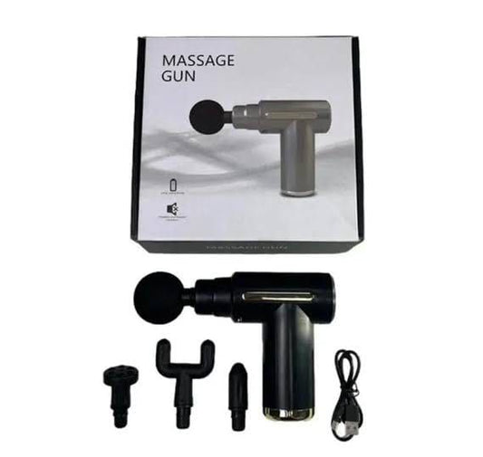 Deep Tissue Massage Gun Pro Muscle Relief (4 Heads)