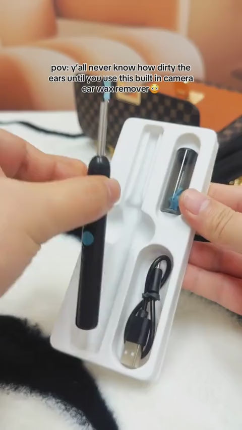 Wireless Ear Cleaner with Camera & LED Light – Smart Ear Wax Removal Tool